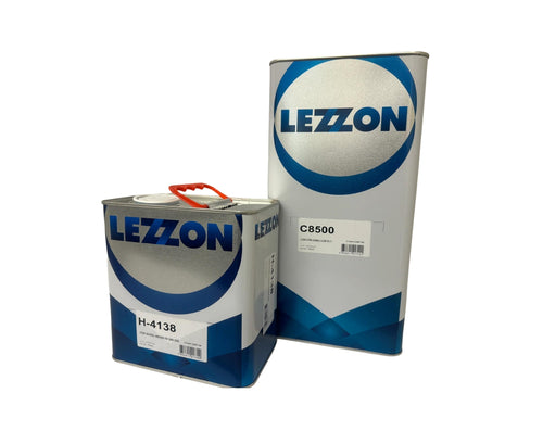 Lezzon C8500 7.5L 58% Solids 2K Clear Coat 2:1 Mix ratio UV Resistance Excellent Gloss 4.2 VOC