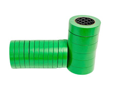 Load image into Gallery viewer, 18 Rolls Green Masking Tape 3/4&quot; &amp; 1-1/2”- Automotive Bodyshop