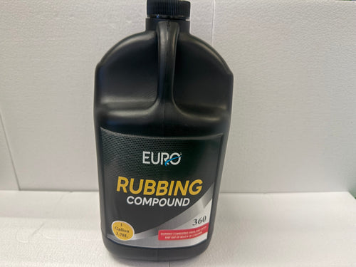 EURO HEAVY CUT Rubbing Compound 1 Gallon WHITE Heavy Cut (Similar to 3M 36061)