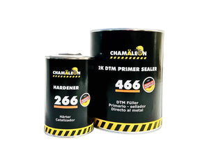 466 2K DTM HS Primer Sealer 1 Gallon Kit 4.5 VOC 4:1 Mix & 266 Hardener 1L