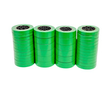 Load image into Gallery viewer, 4 Sleeves Mix Box Green Masking Tape: 3/4&quot; (24 rolls) &amp; 1-1/2&quot; (12 rolls) Automotive Bodyshop
