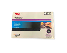 Load image into Gallery viewer, 3M 2023 P1500 Wet or Dry Sandpaper 5.5&quot;x 9&quot;