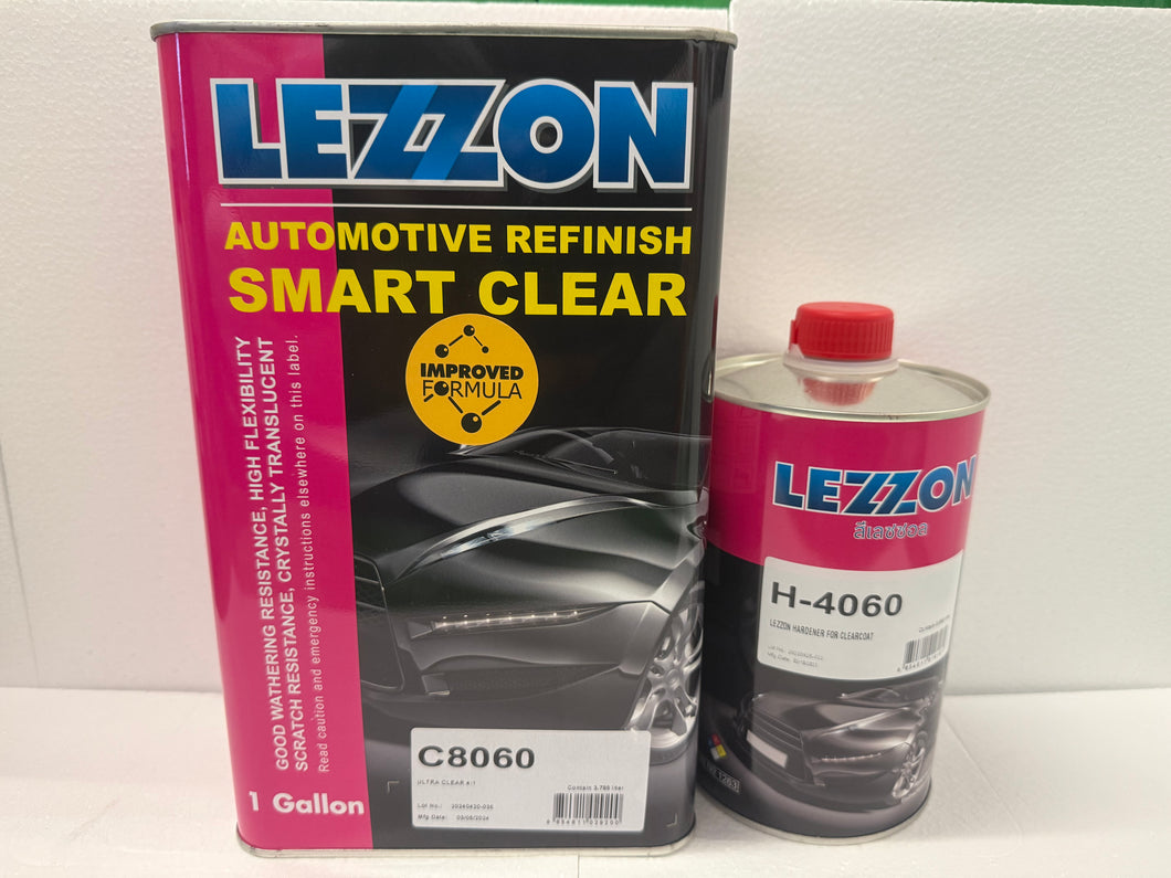 Lezzon Smart Clear Coat 8060 GALLON Kit 4:1 with Hardener New advanced Formula