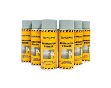 Load image into Gallery viewer, 6x 400ml ALUMINIUM PRIMER Aerosol Spray GREY German-Made FREE SHIPPING!