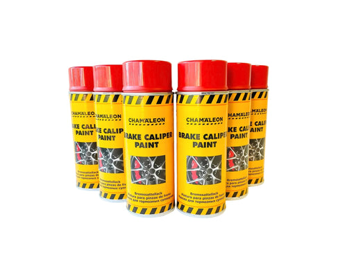 6x BRAKE CALIPER PAINT RED Epoxy Style, High-Heat 400ml Aerosol FREE SHIPPING!