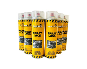 6x 500ml Aerosol Spray Cans CLEAR COAT HIGH GLOSS (Same-as UP0796) 16.9 fl. oz. FREE SHIPPING!