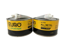 Load image into Gallery viewer, All Metal Polyester Putty 1/2 gallon w/Hardener Made in Europe Grey color
