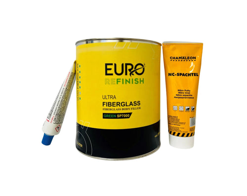 Fiberglass 3L Medium strands similar to upol Fibral easy sand made in Europe FREE Spot Putty