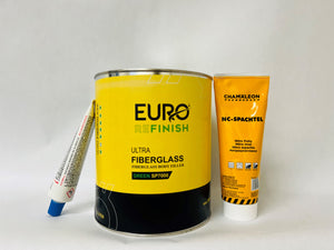 Fiberglass 3L Medium strands similar to upol Fibral easy sand made in Europe FREE Spot Putty