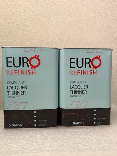LOW VOC COMPLIANT LACQUER THINNER VIRGIN SOLVENTS 2 GALLON LOT