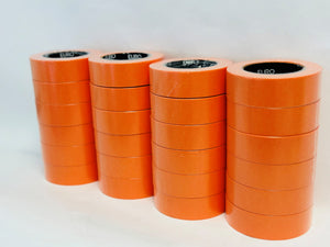 Full Case of 4 Sleeves Orange Masking Tape 1-1/2" (24 rolls) Automotive Bodyshop