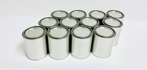 Dozen 12x 1 Pint Empty Metal paint cans with lids Automotive Paint Container FREE SHIPPING!