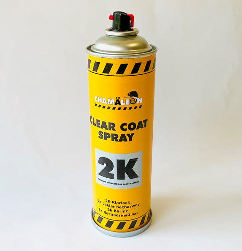 2x 2K AEROSOL CLEAR COAT PREMIUM 500ml ea. spray can includes  hardener! FREE SHIPPING!