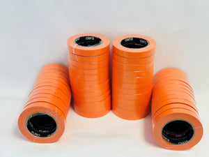 Full Case of 4 Sleeves Orange Masking Tape 3/4" (48 rolls) Automotive Bodyshop