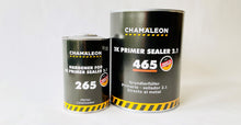 Load image into Gallery viewer, 465 2K HS Primer Sealer 1 Gallon Kit BLACK, GREY, WHITE 2.1 VOC 4:1 Mix ratio &amp; 265 Hardener