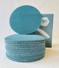 Load image into Gallery viewer, 50 Ceramic Net Discs P80 GRIT 6&quot; sanding (hook &amp; loop) Autobody Abrasives FREE SHIPPING!