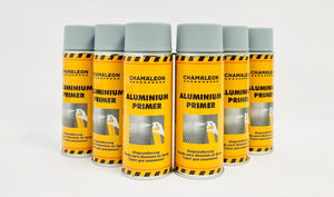 6x 400ml ALUMINIUM PRIMER Aerosol Spray GREY German-Made FREE SHIPPING!