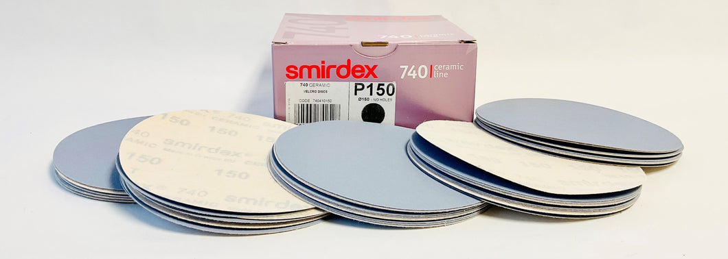 50-Discs Ceramic Sandpaper Brand New (NO HOLES) 6