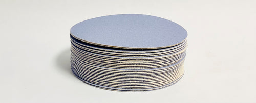 50 Discs Ceramic Sandpaper P80 Grit (no holes) hook & loop New 6