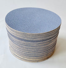 Load image into Gallery viewer, 100 Discs Ceramic Sandpaper P80 Grit (no holes) hook &amp; loop New 6&quot; inch (150mm)