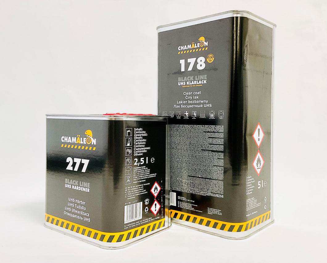 178 UHS High-Humidity & Scratch-Resist Clear Coat & Hardener 7.5L Kit 4.2 VOC