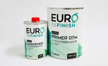 Load image into Gallery viewer, EURO 2K DTM HS Primer Sealer 1 Gallon Kit 2.1 VOC 4:1 Mix ratio Easy to sand &amp;  Hardener (1 Quart)