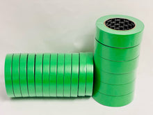 Load image into Gallery viewer, 18 Rolls Green Masking Tape 3/4&quot; &amp; 1-1/2”- Automotive Bodyshop