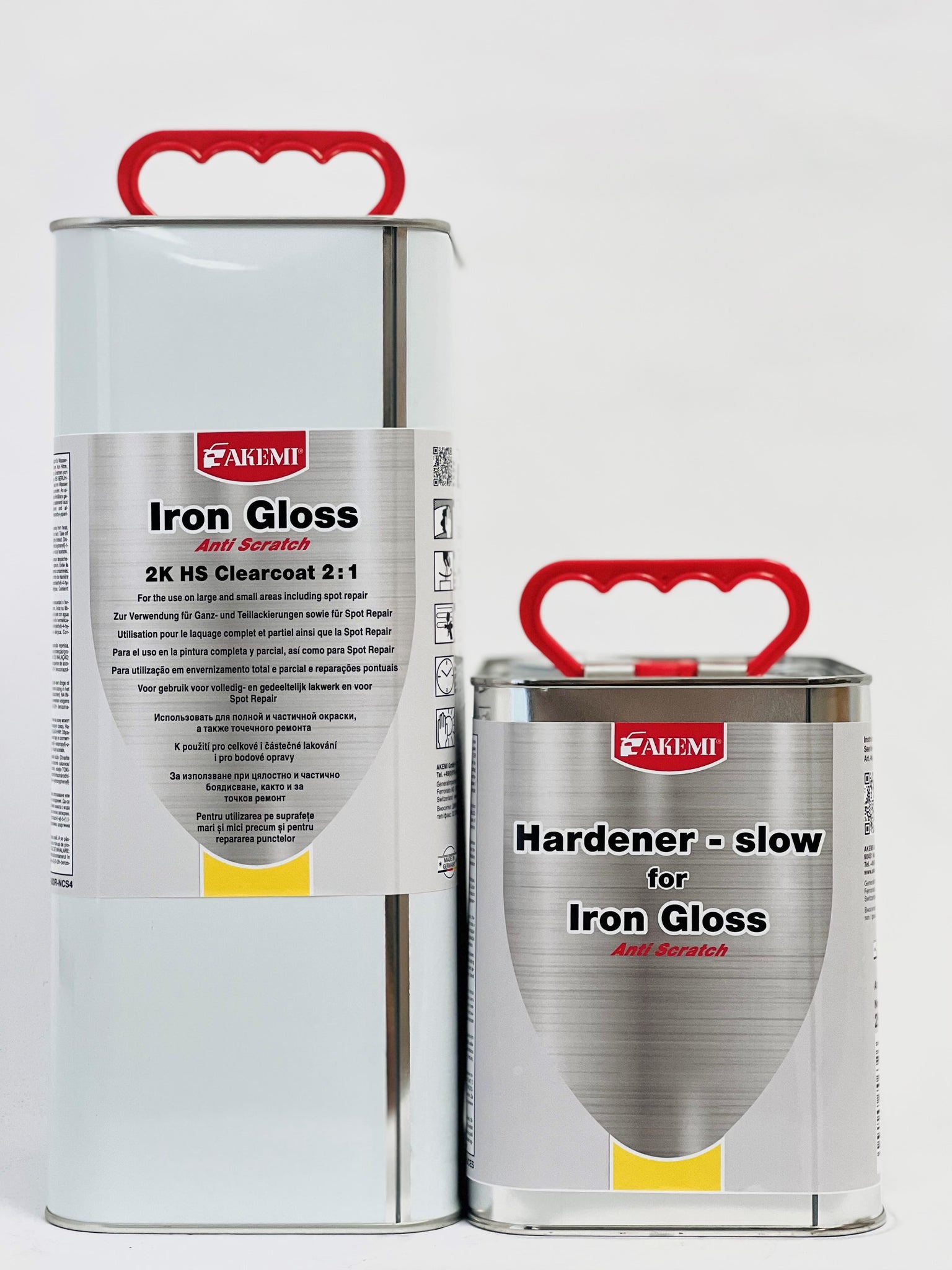 Iron Gloss Anti-Scratch 2K Clear Coat 2:1 Mix Ratio High Gloss Made in –  Refinish Depot