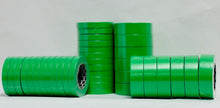 Load image into Gallery viewer, 4 Sleeves Mix Box Green Masking Tape: 3/4&quot; (24 rolls) &amp; 1-1/2&quot; (12 rolls) Automotive Bodyshop