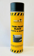 Load image into Gallery viewer, TRIM BLACK PAINT Plastic &amp; Bumper 17oz x 6 Aerosols Spray Autobody Exterior FREE SHIPPING!