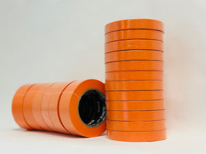 18 Rolls Orange Masking Tape 3/4" & 1-1/2”- Automotive Bodyshop